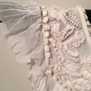 Beautiful feminine blouse short cap sleeve